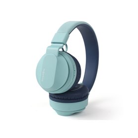 Casque audio Bluetooth avec limitateur volume  - Modèle Supreme - Bleu