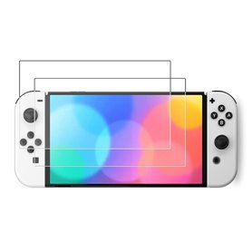 Lot de 2 films de protection pour Nintendo Switch OLED