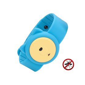 Bracelet répulsif anti-moustique ultrasons - Modèle Summer Fun - Bleu