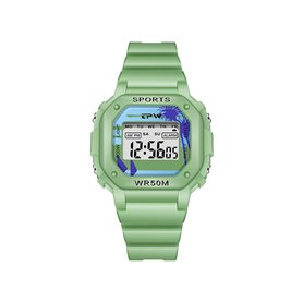 Montre enfant étanche affichage digital - Modèle Timex - Verte