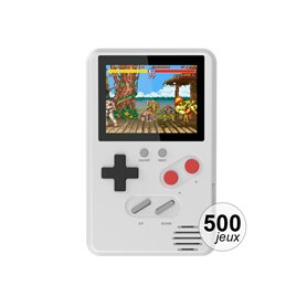 Console émulateur 500 jeux - Modèle Slim - Blanc
