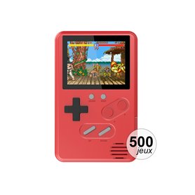 Console émulateur 500 jeux - Modèle Slim - Rouge