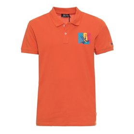 MCS Polo Orange Homme