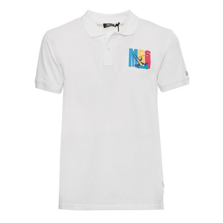 MCS Polo Blanc Homme