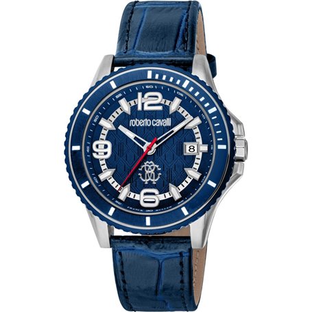 Roberto Cavalli By Franck Muller Montres Bleu Homme