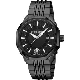 Roberto Cavalli By Franck Muller Montres Noir Homme