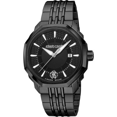 Roberto Cavalli By Franck Muller Montres Noir Homme