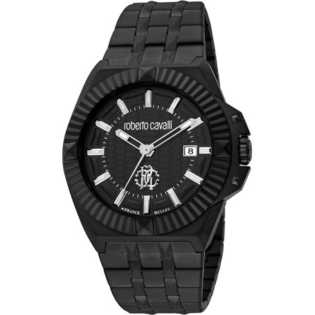 Roberto Cavalli By Franck Muller Montres Noir Homme