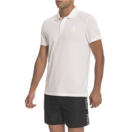 Iceberg Beachwear Polo Blanc Homme