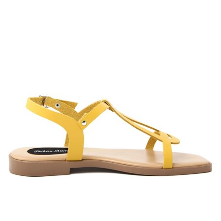 Fashion Attitude Sandales Jaune Femme