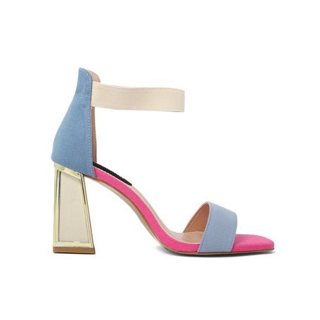 Fashion Attitude Sandales Bleu Femme