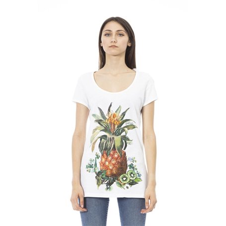 Just Cavalli Beachwear T-shirts Blanc Femme