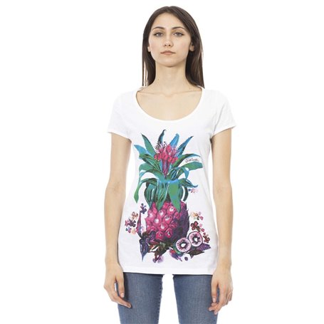 Just Cavalli Beachwear T-shirts Blanc Femme