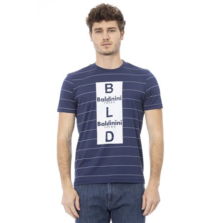 Baldinini Trend T-shirts Bleu Homme