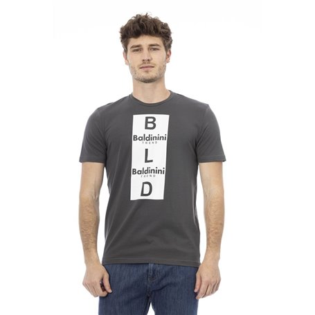 Baldinini Trend T-shirts Gris Homme