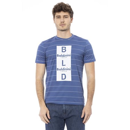 Baldinini Trend T-shirts Bleu Homme