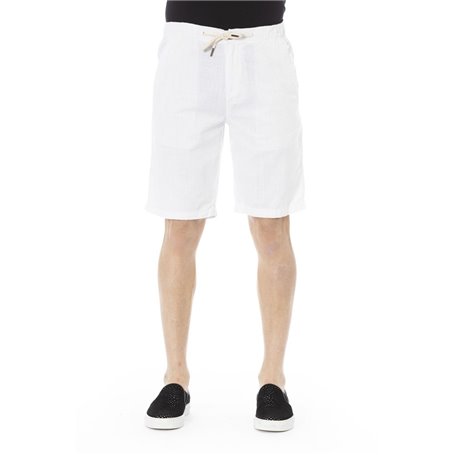 Baldinini Trend Bermuda Blanc Homme