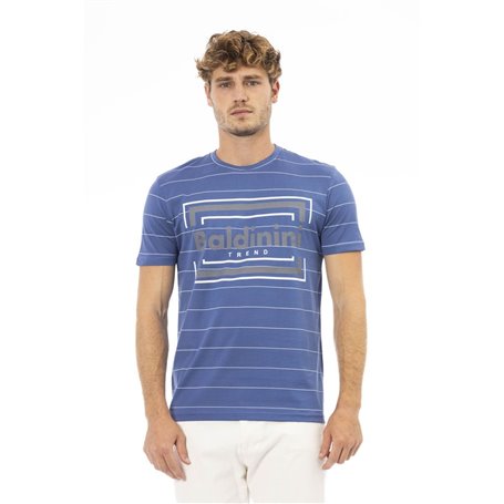 Baldinini Trend T-shirts Bleu Homme