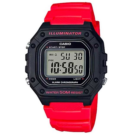 Casio Montres Rouge Homme