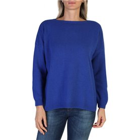 100% Cashmere Pulls Bleu Femme