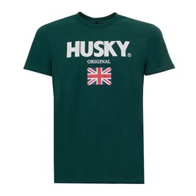 Husky T-shirts Vert Homme