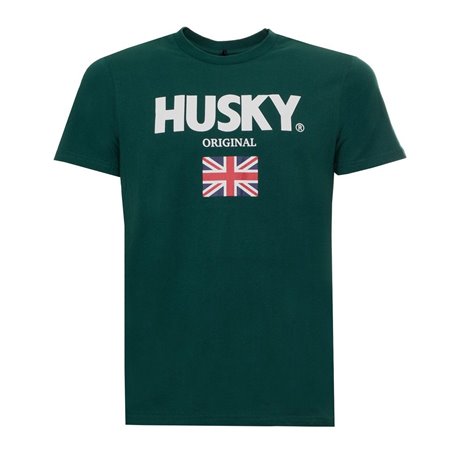 Husky T-shirts Vert Homme