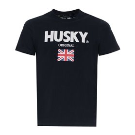 Husky T-shirts Bleu Homme