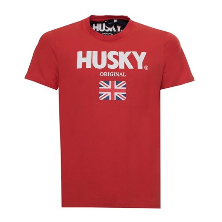 Husky T-shirts Rouge Homme