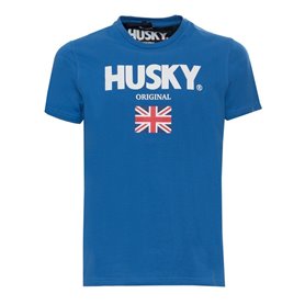 Husky T-shirts Bleu Homme