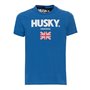 Husky T-shirts Bleu Homme