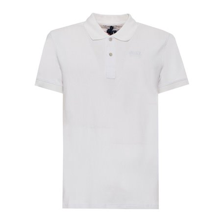 Husky Polo Blanc Homme