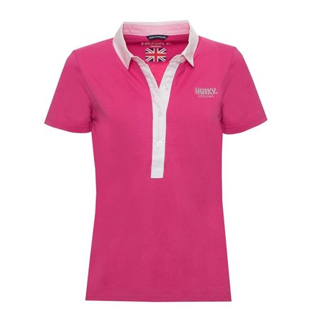 Husky Polo Rose Femme