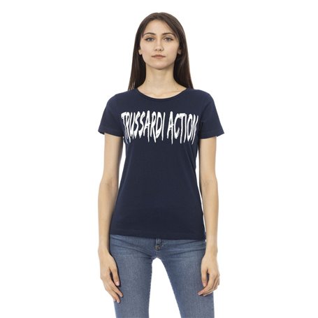 Trussardi Action T-shirts Bleu Femme