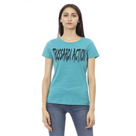 Trussardi Action T-shirts Bleu Femme