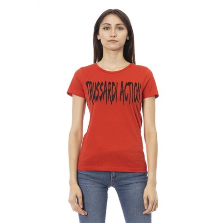 Trussardi Action T-shirts Rouge Femme