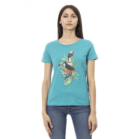 Trussardi Action T-shirts Bleu Femme