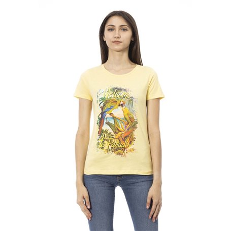 Trussardi Action T-shirts Jaune Femme