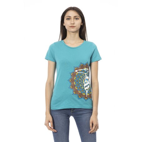 Trussardi Action T-shirts Bleu Femme