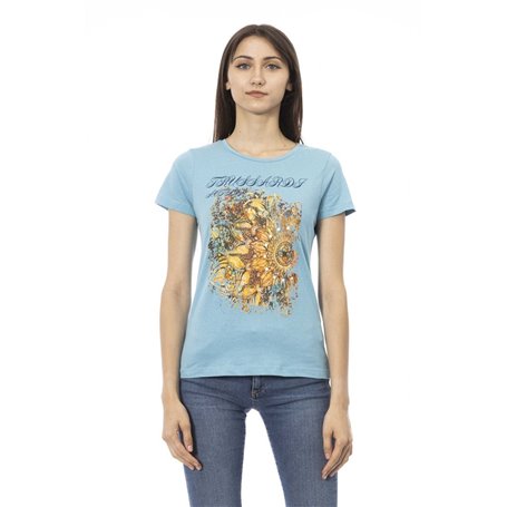 Trussardi Action T-shirts Bleu Femme