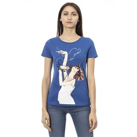 Trussardi Action T-shirts Bleu Femme