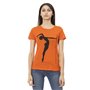 Trussardi Action T-shirts Orange Femme