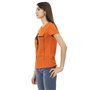 Trussardi Action T-shirts Orange Femme