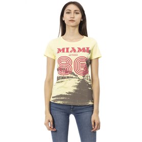 Trussardi Action T-shirts Jaune Femme