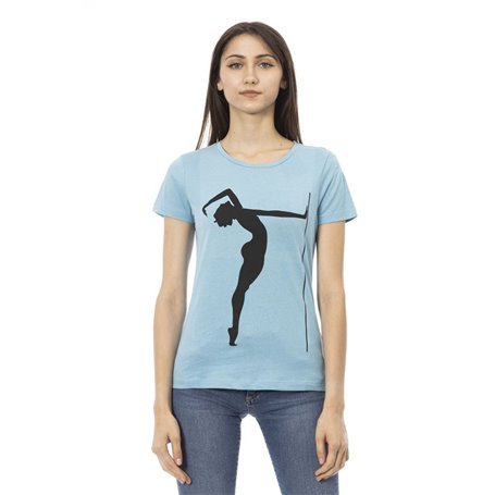 Trussardi Action T-shirts Bleu Femme