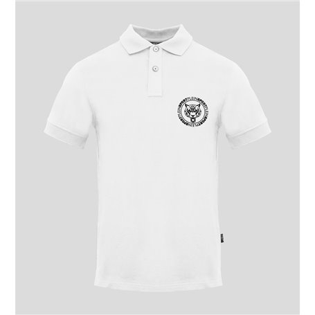 Plein Sport Polo Blanc Homme