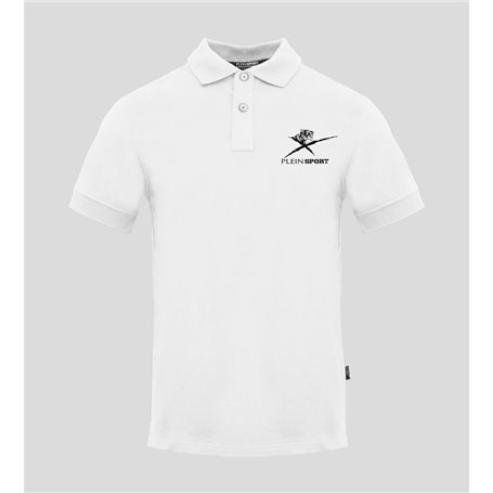 Plein Sport Polo Blanc Homme