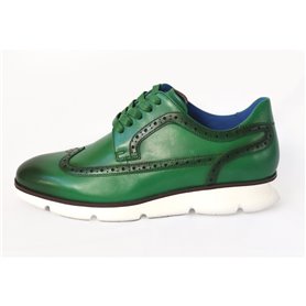Zenobi Chaussures à lacets Vert Homme