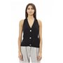 Alpha Studio Gilet Noir Femme