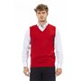 Alpha Studio Gilet Rouge Homme