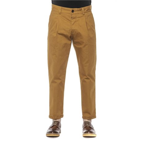 PT Torino Pantalons Brun Homme